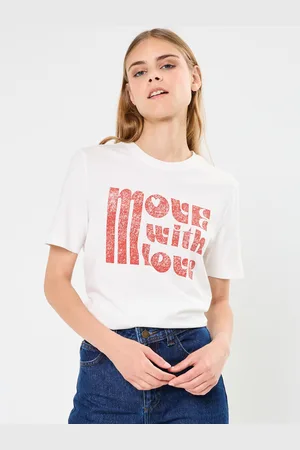 VILA VISYBIL STAR O-NECK S/S T-SHIRT by