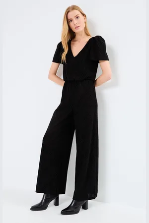 VILA VIZOE V-NECK S/S JUMPSUIT/DC by