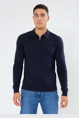 SELECTED Slhberg ls Half Zip Polo Noos by
