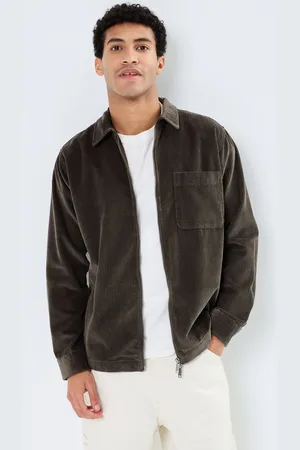 SELECTED Slh-Jake Cord Overshirt Ls Zip by