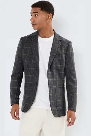 SELECTED Slhslim-Dallas Wool Check Blz Noos by