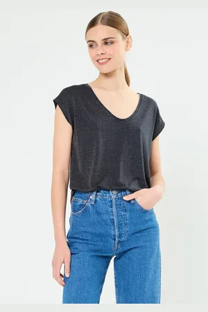 Pieces® Pcbillo Tee Lurex Stripes Noos Bc by