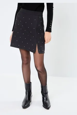 Pieces® Pcpeva Rhinestone Hw Mini Skirt by