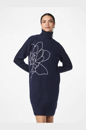 Y.A.S YASJUVA ROLL NECK KNIT DRESS S. by