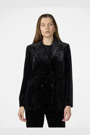 Y.A.S YASHELLA LS VELOUR BLAZER - SHOW by