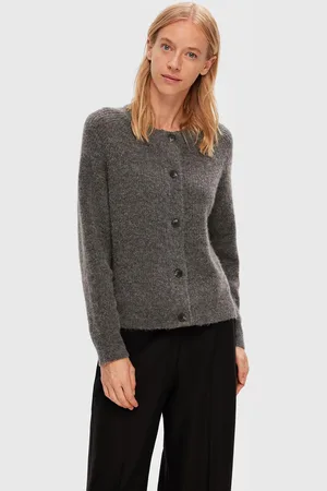 SELECTED Slflulu Ls Knit Short Cardigan B Noos by