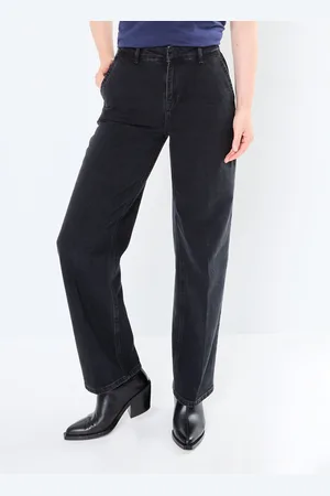 SELECTED SLFMELLIE MW WIDE JEANS by