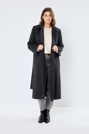 SELECTED SLFUNA WOOL TRENCH COAT by