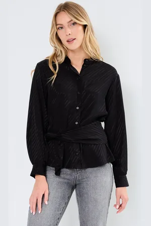 SELECTED SLFCASSIA LS SCARF SHIRT B by