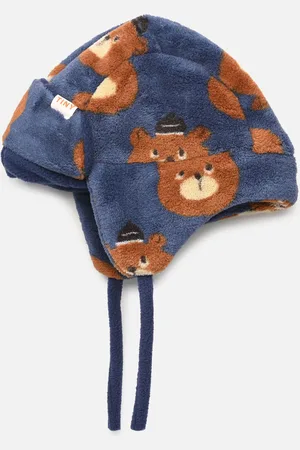 Tiny Cottons Bears Earflap Beanie by
