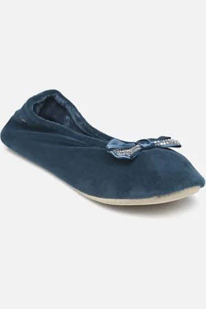 Isotoner Ballerine - Microvelours - Noeud Précieux by