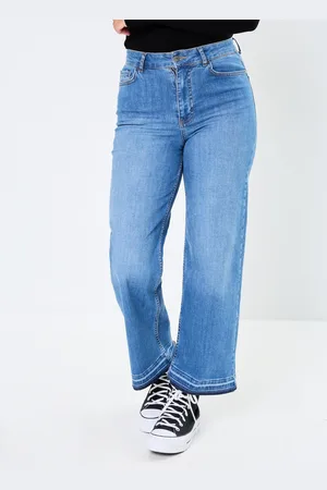 Numph NUPARIS JEANS TREND CROP- MID BLUE by