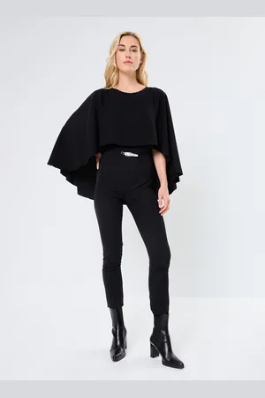 Ralph Lauren Combinaison cape ceinturée en georgette by