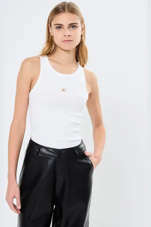 Calvin Klein Woven Label Rib Tank J20J224762 by