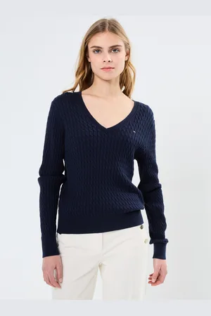 Tommy Hilfiger Co Cable Fine Gg V-N WW0WW44987 by