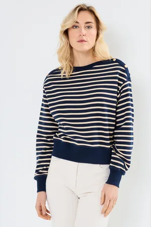 Tommy Hilfiger Gold Btn Boat-Nk Swt WW0WW44447 by