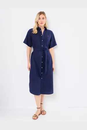 Ralph Lauren Ss N Jspr Dr-Short Sleeve-Day Dress 211959912 by