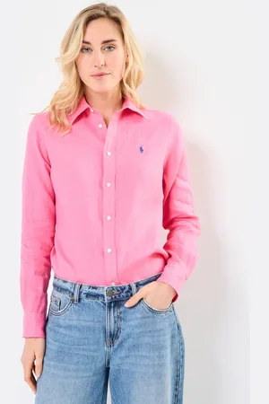Ralph Lauren Classic-Long Sleeve-Button Front Shirt 211970730 by