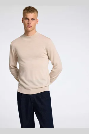 SELECTED SLHTRAY LS KNIT MERINO MOCK NECK NOOS by