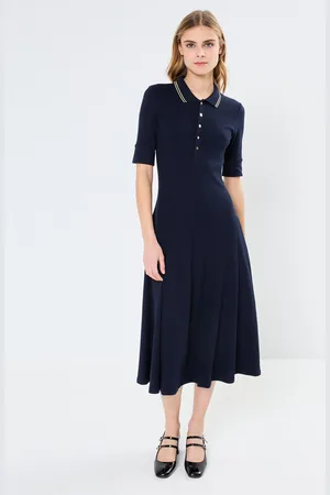 Ralph Lauren Lillianna-Elbow Sleeve-Day Dress by