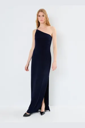 Ralph Lauren Belina-One Shoulder-Evening Dress by