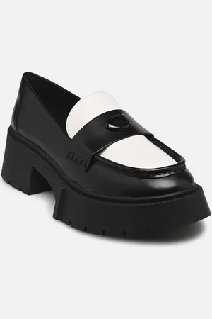 Coach Leah Platform Leather Loafer by