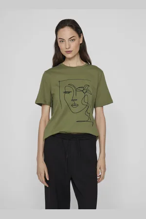 VILA VISYBILLA O-NECK S/S T-SHIRT/PB by