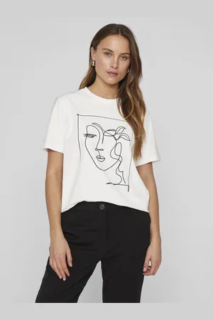 VILA VISYBILLA O-NECK S/S T-SHIRT/PB by