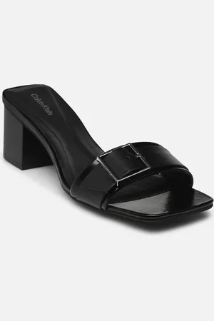 Calvin Klein HEEL MULE 50 W/BUCKL by