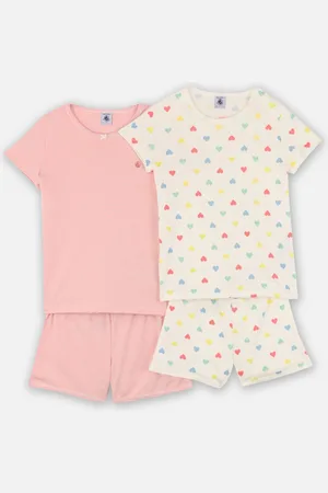 Petit Bateau 2 Pyjacourts A0D6P00 Lot Happy by
