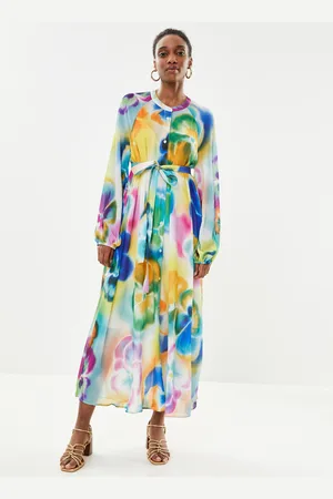 Essentiel Antwerp Dazzling Belted Maxi Dress by
