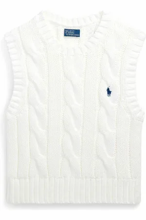Ralph Lauren Ctn Cbl Sl P-Sleeveless-Pullover 211959295 by