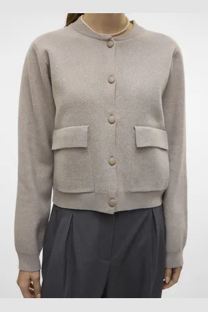 VERO MODA VMAPPLE LS O-NECK BOMBER CARDIGAN GA by