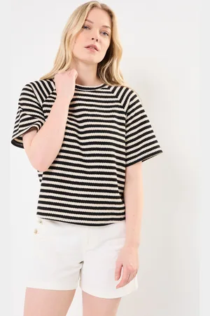 VILA VIMATA O-NECK 2/4 TOP/PB by