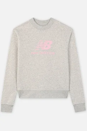 New Balance New Balance French Terry Stacked Logo Crew by