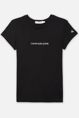Calvin Klein Metallic Chest Logo Slim Top by