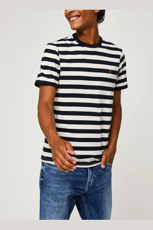 Farah Belgrove Stripe Ss Tee by