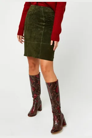 VILA Vifaith Hw Suede Skirt by