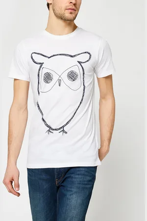 Knowledge Cotton Apparal T-Shirt Alder Chouettes Pack 2 by