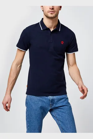 Timberland SS Millers River Tipped Pique Polo Slim by