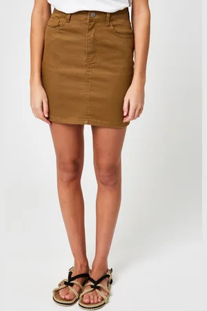 VILA Vicassie Short Denim Skirt by