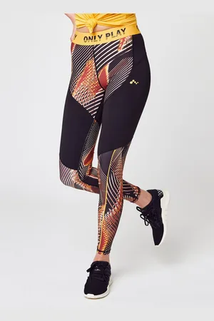 ONLY Onpmarlin Aop Hw Train Tights by