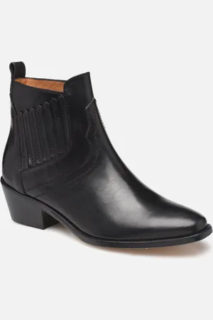 Vanessa Bruno Bottines Santiag En Cuir Vegetal by