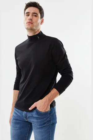 Ralph Lauren T-shirt ML demi col en Pima Coton by