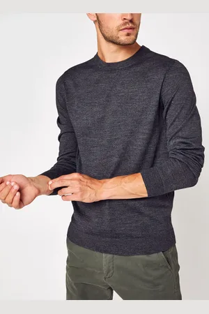 SELECTED Slhtown Merino Coolmax Knit Crew B Noos by