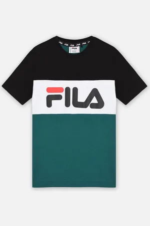 Fila Teens Unisex Marina Blocked Te by