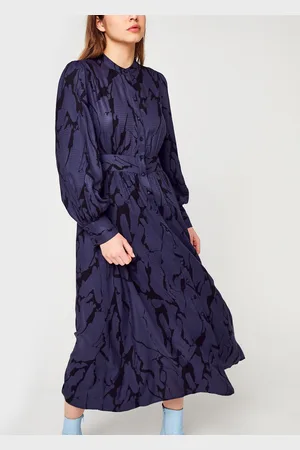 Y.A.S Yasmarbella Ls Long Shirt Dress S. by