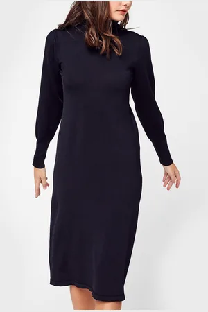 VERO MODA Vmsalina Ls Highneck Below Knee Dress by