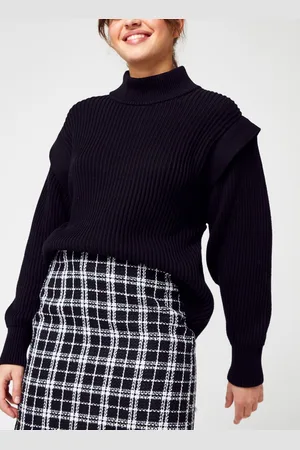 SELECTED Slffray Ls Knit Highneck Bl by