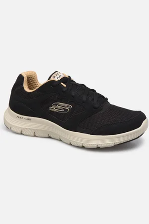 Skechers FLEX ADVANTAGE 4.0 - Leather Overlay Knit Lace-Up Sneaker by